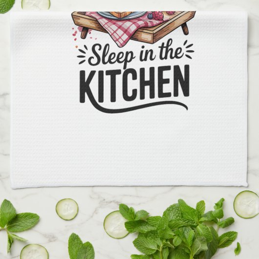 Kitchen Towels Funny Quote Kitchen Towel キッチンタオル (折り畳み)