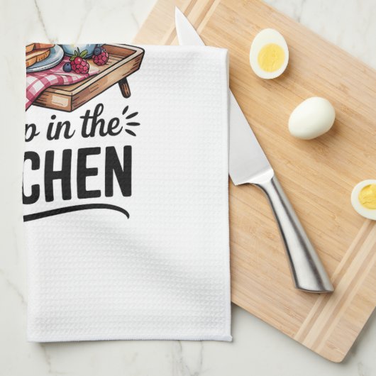 Kitchen Towels Funny Quote Kitchen Towel キッチンタオル (四つ折り)