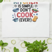Kitchen Towels-Funny Quote Kitchen Towel キッチンタオル (折り畳み)