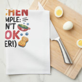 Kitchen Towels-Funny Quote Kitchen Towel キッチンタオル (四つ折り)