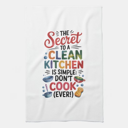 Kitchen Towels-Funny Quote Kitchen Towel キッチンタオル (縦)