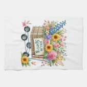 Kitchen Towels-Hello Spring Floral Kitchen Towels キッチンタオル (横)