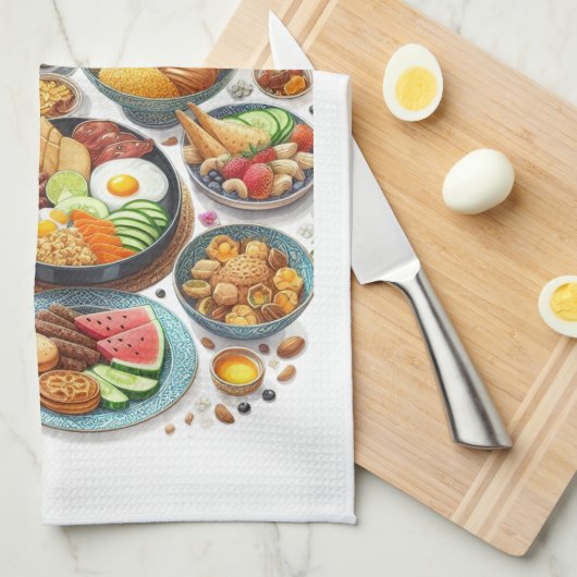 Kitchen Towels-Islamic Themed Kitchen Towel キッチンタオル (四つ折り)