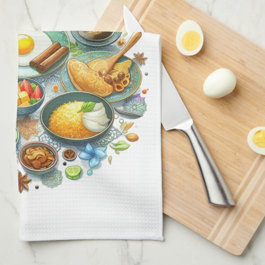 Kitchen Towels-Islamic Themed Kitchen Towels キッチンタオル (四つ折り)