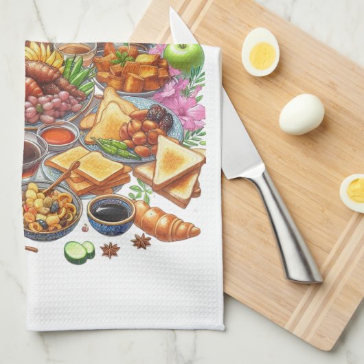 Kitchen Towels-Islamic Themed Kitchen Towels キッチンタオル (四つ折り)