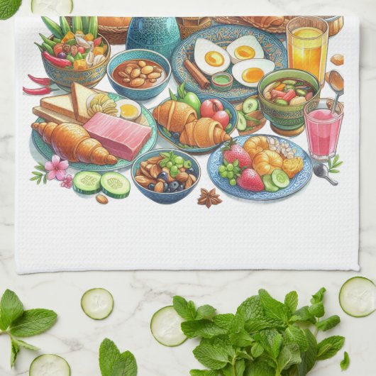 Kitchen Towels-Islamic Themed Kitchen Towels キッチンタオル (折り畳み)