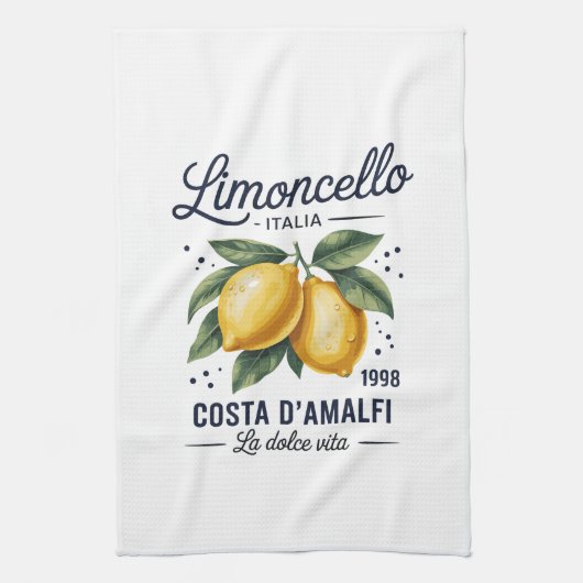 Kitchen Towels-Limoncello 1998 Costa d’Amalfi  キッチンタオル (縦)