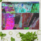 Kitchen Towels – Neon Pulse キッチンタオル (折り畳み)