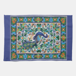 Kitchen Towels - Peacock キッチンタオル