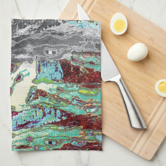 Kitchen Towels – Strata Pulse キッチンタオル (四つ折り)