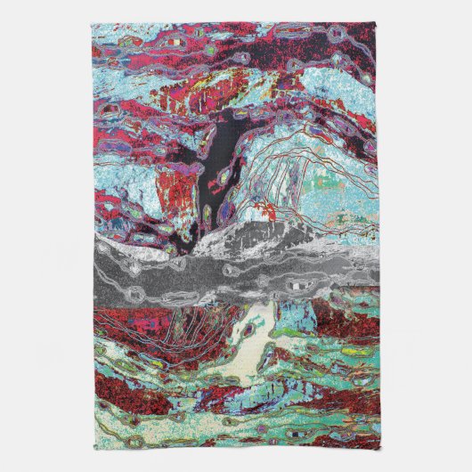 Kitchen Towels – Strata Pulse キッチンタオル (縦)