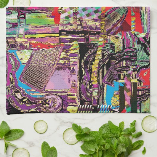 Kitchen Towels – Urban Fractals キッチンタオル (折り畳み)