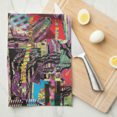 Kitchen Towels – Urban Fractals キッチンタオル (四つ折り)