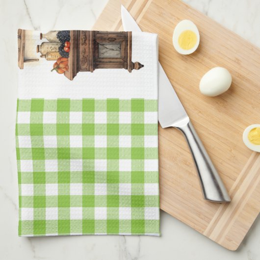 Kitchen Towels-Victorian Christmas Kitchen Towels キッチンタオル (四つ折り)