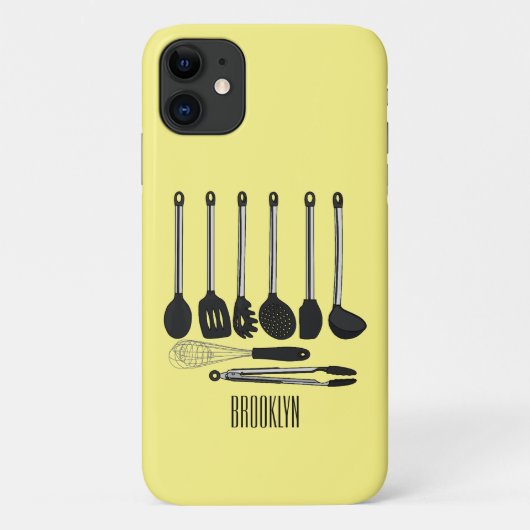 Kitchen utensil cartoon illustration  Case-Mate iPhoneケース (裏面)