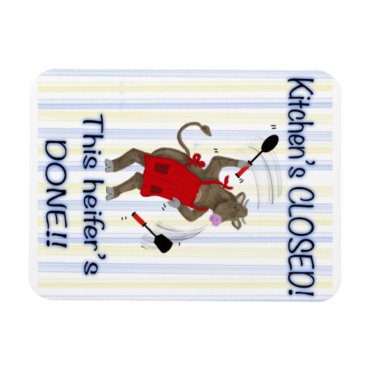 Kitchen's closed マグネット (横)