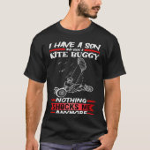 Kite Buggy I Have A Son And Ride A Kite Buggy Tシャツ (正面)