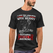 Kite Buggy I Have Two Daughters And Ride A Kite Bu Tシャツ (正面)