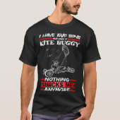 Kite Buggy I Have Two Sons And Ride A Kite Buggy Tシャツ (正面)