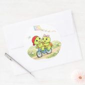 Kite Flying ラウンドシール (封筒)