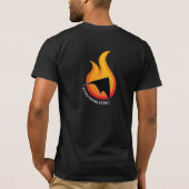 Kite Forge - メンズT (ブラック) Tシャツ (裏面)