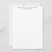 Kite Hawk Greeting Card 招待状 (裏面)