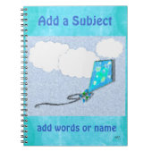Kite in the Clouds Notebook ノートブック (正面)