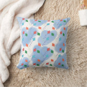 Kite Summer Doodles Pattern クッション (ブランケット)