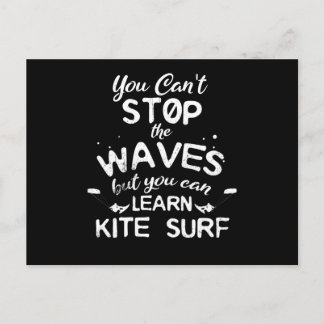 Kite Surf Kitesurfing Stop Waves Surf Windsurfing ポストカード