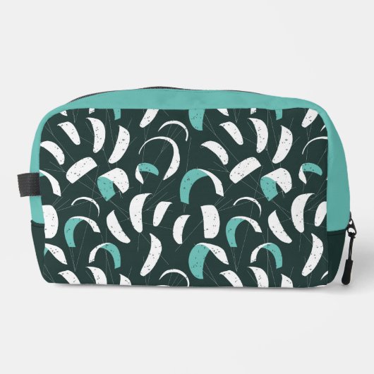 Kite Surfing Cool Blue Personalised Monogram ドップキット (正面)