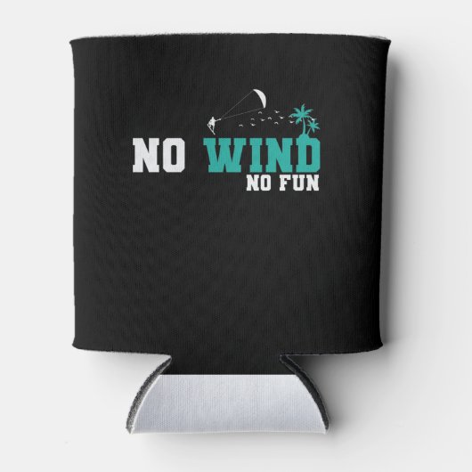 Kite Surfing no Wind no Fun 缶クーラー (正面)