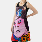 Kiteart,日本の kite,samurの図 エプロン (インサイチュ)