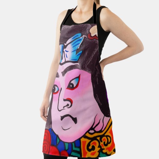 Kiteart,日本の kite,samurの図 エプロン (インサイチュ)