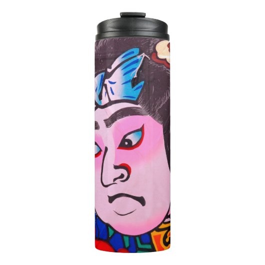 Kiteart,日本の kite,samurの図 タンブラー (正面)