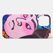 Kiteart,日本の kite,samurの図 Case-Mate iPhoneケース (裏面 (横))