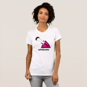 Kitebabeのkitesurfのワイシャツ Tシャツ (正面フル)