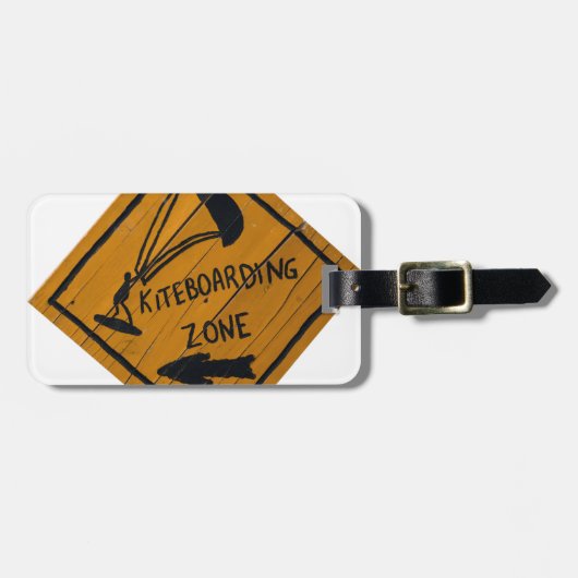 Kiteboardの印 ラゲッジタグ (正面横)