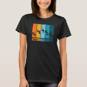 Kiteboard Kitesurf Kiteboarding Kitesurfing Retro  Tシャツ (正面)