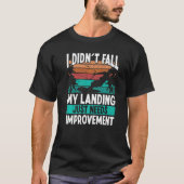 Kiteboarder Landings need Improvement Kitesurfer K Tシャツ (正面)