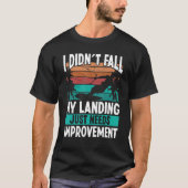 Kiteboarder Landings need Improvement Kitesurfer K Tシャツ (正面)