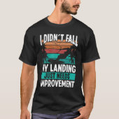 Kiteboarder Landings need Improvement Kitesurfer K Tシャツ (正面)
