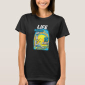 Kiteboarder Life Begins At 15 Knots  Kiteboarding Tシャツ (正面)