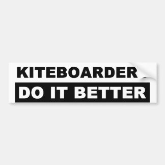 KITEBOARDINGのバンパーステッカー バンパーステッカー