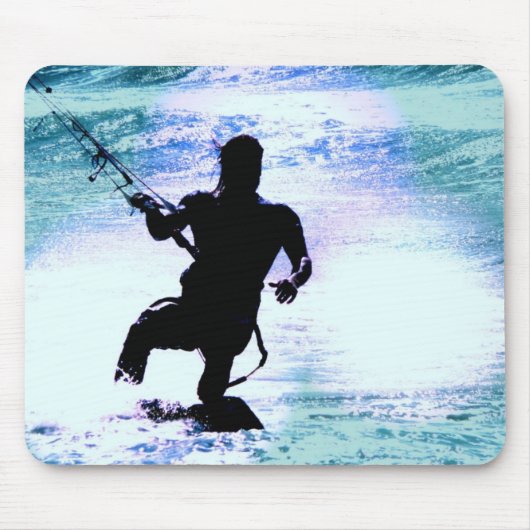 Kiteboardingのマウスパッド マウスパッド (正面)