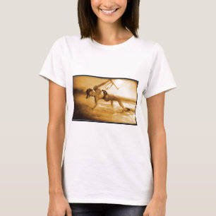 Kiteboardingの女の子 Tシャツ
