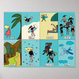 Kiteboarding/kitesurf – なぜkitesurfが好き ポスター