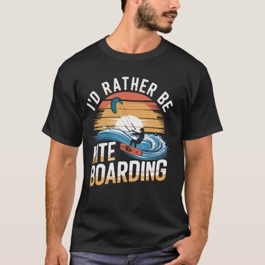Kiteboarding Kitesurfer Kite Boarding Kitesurfing Tシャツ (正面)