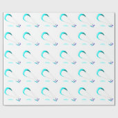 Kiteboarding Kitesurfingのギフト ラッピングペーパー (フラット)