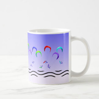 Kiteboarding Kitesurfingのマグ コーヒーマグカップ
