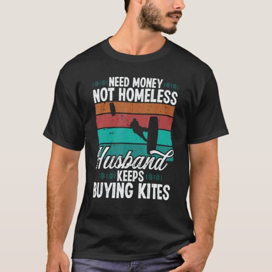 Kiteboarding Vintage Kitesurfing Retro Classic Kit Tシャツ (正面)